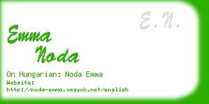 emma noda business card